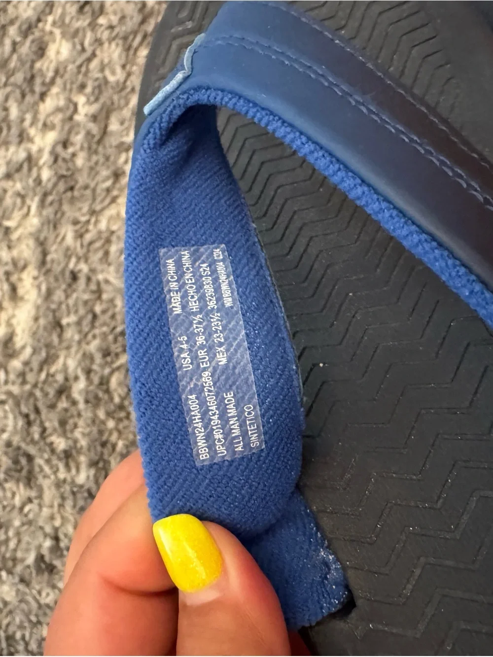 wonder nation Blue and Black Kids Flip Flop Sandals